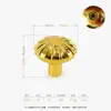 Manija de Armario Estilo Europeo, Lujo Dorado con Incrustaciones de Diamante, Manija de Puerta de Gabinete Minimalista Moderna, Manija Redonda para Cajón de Gabinete al por Mayor
