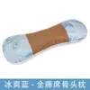 Almofada de Osso de Artemísia, Travesseiro de Pescoço, Almofada Doméstica para Coluna Cervical com Moxabustão, Almofada de Veludo para Moxa, Tecido Grosso Removível e Lavável, Almofada de Artemísia