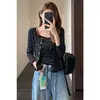 Diseño Elegante, Conjunto de Dos Piezas de Punto Moderno Cardigan Superior, Chaqueta para Mujer, Primavera y Verano 26 Nuevo K0311L