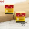 Novo Utensílio de Cozinha Tridimensional do McDonald's DIY Cola de Creme Figurine de Resina Artesanato Pingente Decoração Ornamento Pingente