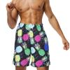 Pantalones Cortos Reductores de Edad para Hombre Verano Casual Sueltos Pantalones de Cinco Puntos para Hombre Moda Versátil de Longitud Media Pantalones de Playa Impresión Digital