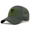 Gorra de Malla de Béisbol de Camuflaje para Exterior para Fan del Ejército Fuerzas Especiales Táctica Camuflaje Gorra con Visera Calavera Velcro