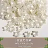 10 Flores Coloridas de Pérola Acrílica, Pétalas de Lírio e Flor de Ameixa Pacote de Materiais para Grampo de Cabelo DIY Antigo Acessórios