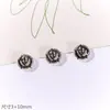 Cuentas Retro de Aleación de Plata Tibetana Cuentas Espaciadoras Estilo Antiguo Rosa Mariposa DIY Joyería Hecha a Mano Pulsera Collar Accesorios