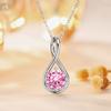 [Collar de Plata de Ley S925] Regalo para Novia en Cumpleaños o Día de San Valentín, Cadena para Clavícula de los Doce Signos del Zodiaco, Venta al por Mayor Transfronteriza