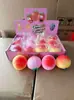 Juguete de Peluche de Melocotón de Agua para Decompression Creativa Infantil, Pelota para Ventilar, Juguete de Rebote Lento para Niños y Niñas