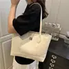 Bolsa Tote de Grande Capacidade para Mulheres 2025 Nova Moda Simples Bolsa de Mão Embossada Casual para Trabalho Roupa Bolsa de Ombro Axilar