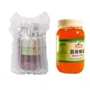 Saco de Coluna de Ar para Mel de 7 Colunas Frasco Hexagonal de 380ml Saco de Coluna de Bolha Airbag à Prova de Choque Embalagem Atacado Anti-Queda Absorção de Choque