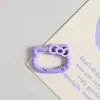 Hebilla de resorte con forma de lazo y efecto de goteo de aceite de color caramelo, accesorio DIY, conector de hebilla colgante para bolsa de dibujos animados lindo