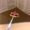Anillo Abierto Redondo Super Brillante de Circonita, Simple y Moderno, Versátil, Lujo Ligero, Sensación de Alta Gama, Popular en Xiaohongshu, Joyería de Moda
