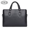 Fábrica en stock venta directa bolso de mano de cuero para hombre bolsa para computadora de 14 pulgadas maletín de negocios de alta gama 7410