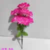 Ramo de Crisantemos Artificiales de Siete Cabezas para Ofrendas en Tumbas, Flores de Seda para Exhibición, Ramo Especial de Flores Artificiales para Rituales de Qingming