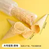 Ingredientes do Sorvete Fofo Famoso na Internet, Conjunto Completo de Sobremesa de Leite Quente, Decorações de Bolo, Biscoitos, Olhos de Doce, Coberturas para Sorvete de Floco de Neve