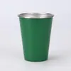 Copo de Aço Inoxidável 304 Transfronteiriço Simples Camada Única Dobrado Copo de Café Portátil para Acampamento ao Ar Livre Bebida Fria Copo de Cerveja