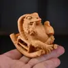 Thuja Sueño Cumplido Sapo Dorado Mascota de Té Mango Sándalo Sapo Pequeño Cisne Hogar Oficina Escritorio Adornos