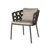 Mesa y silla de ratán nórdico para exteriores, sofá para sala de estar, patio creativo, balcón, jardín, mesa y silla de teca, muebles