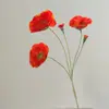 Flores de Amapola Artificiales de Alta Calidad, Amapola de Hielo, Flores Falsas, Flores de Seda al por Mayor, Amazon, Aliexpress, Pintura al Óleo, Transfronterizo