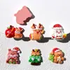 Sombrero de Dibujos Animados de Color Sólido Accesorios de Resina para Manualidades Ciervo Pegamento de Crema Pasador Tocado Funda de Teléfono Móvil Colgante Material para Joyería
