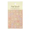 Redanco5D Embutido Popular Desenho Animado Adesivo para Nail Art Concha Luz Colorida Fogos de Artifício Estéreo Adesivo para Unha He1429