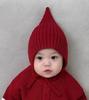 Gorro Simple de Lana para Bebé Otoño e Invierno con Orejeras Tejidas para Protección del Oído Edad Pequeña 0-6 Meses Bebé Varón Gorro de Lana de Punto 8