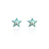 Pendientes de Estrella de Mar y Caracola Color Menta Mambo para Mujer Clips para Oreja Sin Perforación Pendientes de Verano Diseño de Nicho Pendientes de Lujo Ligero de Moda