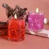 Velas Aromáticas de Cera de Gelatina de Cristal, Conjunto Caixa de Gelo Bolha, Lembranças Exquisitas de Fragrância para Aniversário e Feriados, Velas de Gelatina
