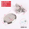 Succión de Piso de Aleación Magnética Fuerte Invisible Succión de Piso de Aleación de Zinc Succión de Puerta Superficie de Puerta de Dormitorio Tope de Puerta Anticolisión Montado en Superficie Succión Magnética Puerta Táctil