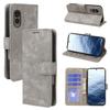 Adecuado para Funda de Teléfono Móvil Fujitsu Arrows Alpha, Cartera tipo Libro con Marco de Fotos, Funda de Cuero F-51F