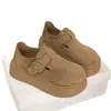 Versión de Piel de Vaca de los Zapatos Birkenstock Todo Incluido para Mujer, Nuevo Estilo Primavera 2026, Suela Gruesa, Mocasines Casuales Cómodos Slip-On