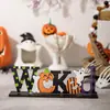 Nuevas Decoraciones de Halloween Transfronterizas, Adornos de Letras de Madera del Festival de los Fantasmas, Exhibición de Mesa de Halloween