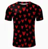 Estación independiente Amazon 2025 transfronterizo Europa y Estados Unidos Día de San Valentín camiseta de manga corta para hombre impresión digital 3D comercio exterior nuevo