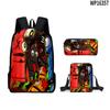 Mochila de Acción de Reciclaje de Nuevo Juego de Terror 3D R.E.P.O Repo Mochila Escolar Bolso Cruzado Estuche
