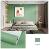 Fondo de Mesita de Noche de Dormitorio Color Sólido Papel Tapiz No Tejido Estilo Escandinavo Sala de Estar Pared de Fondo de TV Papel Tapiz Casa Entera Color Liso