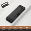 Nova Puxador Oculto para Gaveta Montado na Superfície Preto Puxador de Porta de Guarda-Roupa Dourado Tatami Puxador Plano Invisível