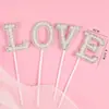 Decoración de Pastel de San Valentín Tanabata Adornos de Lámpara en Forma de Corazón de Amor Luz Confesión Amor de Pareja Cumpleaños Horneado Vestido