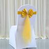 Laço de Casamento Sem Esticar Banquete de Casamento Casamento Banquete Casamento Decorativo Flor para Encosto de Cadeira Capa de Cadeira Laço Shihuai