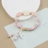 Pulseira de Contas de Cerâmica Jingdezhen com Desenhos de Buda e Textura, Joia Artesanal de Cachorro Teddy, Presente para Estudante, Barraca de Mercado