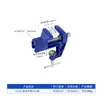 Torno de Bancada Pequeno Multifuncional Doméstico Industrial Giratório Mini Torno de Bancada Torno de Mesa Bancada Grampo para Marcenaria