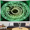 Tapiz de Amazon Comercio Transfronterizo Colgante Vikingo Cuervo Meditación Gitano Psicodélico Tarot Tela de Fondo