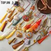 Pingente de sachê para o Festival do Meio do Outono de Shangjin DIY sachê bordado frente e verso bolsa pingente de borla para carro pequeno presente de Meio do Outono