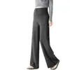 Pantalones de maternidad Otoño Ropa de abrigo Petite Pantalones de pierna ancha Otoño/Invierno Embarazo No constrictivos Casual Pantalones largos de maternidad Mochi