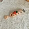 Cortauñas con forma de zanahoria lindo, alto valor estético, recortador de uñas portátil, diseño de caricatura único para uso doméstico