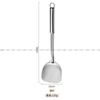 Set de Espátula y Cuchara de Acero Inoxidable 304 del Fabricante Utensilios de Cocina Suministros de Cocina Mango de Acero Espátula y Cuchara para Cocinar