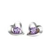 Pendientes de plata bañados en cobre para mujer, joyería de plata de moda coreana para novia, regalo de San Valentín Tanabata.