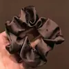 Goma de pelo retro extragrande, coletero de alta gama estilo coreano, estilo de lujo ligero y relajado, banda elástica para el pelo de alta elasticidad, accesorio para el pelo