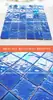 Azulejos de Mosaico de Vidrio de Cristal de Redes Sociales de Colores Pegatinas de Pared para Baño, Inodoro, Cocina, Fondo de Pared para Guardería, Restaurante