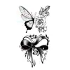Pegatinas de Tatuaje Pequeñas Frescas Impermeables Nuevas Transfronterizas en Varios Colores, Dragón, Tigre, León, Flores, Se Pueden Combinar de Cualquier Manera