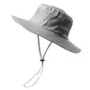 Sombrero de Pescador Puede Revelar Cola de Caballo, Sombrero Versátil de Secado Rápido Transpirable, Sombrero de Sol para Pesca al Aire Libre en Verano Anti-UV