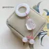 Anillo de Correr Bodhi Accesorios para Pulseras Raíz de Bodhi Jade Blanco Natural Flor de Loto Fruta de Marfil Colgante Borla
