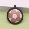 Llaveros creativos de cuero PU multicolor para baloncesto, fútbol, béisbol, tenis, colgantes de llave deportivos al por mayor